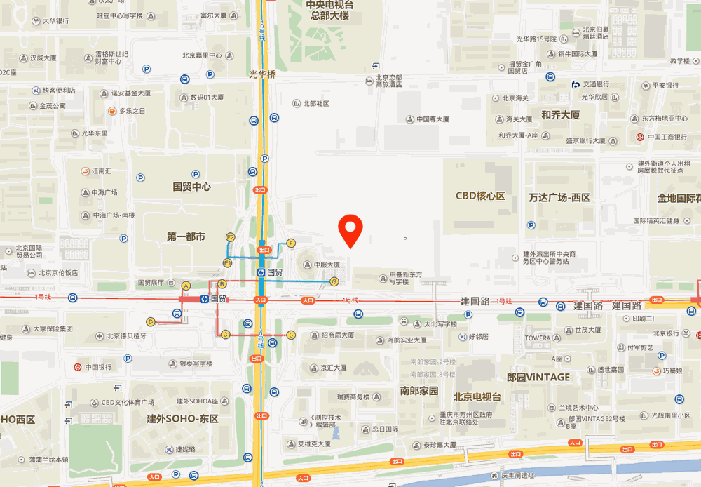 远洋集团大厦位置地图
